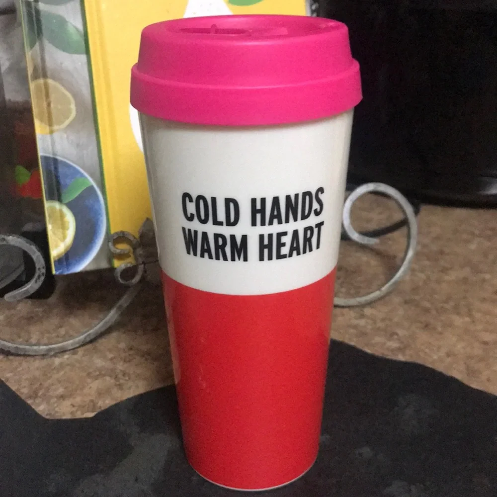 Kate Spade Cold Hands Warm Hearts Thermal Mug